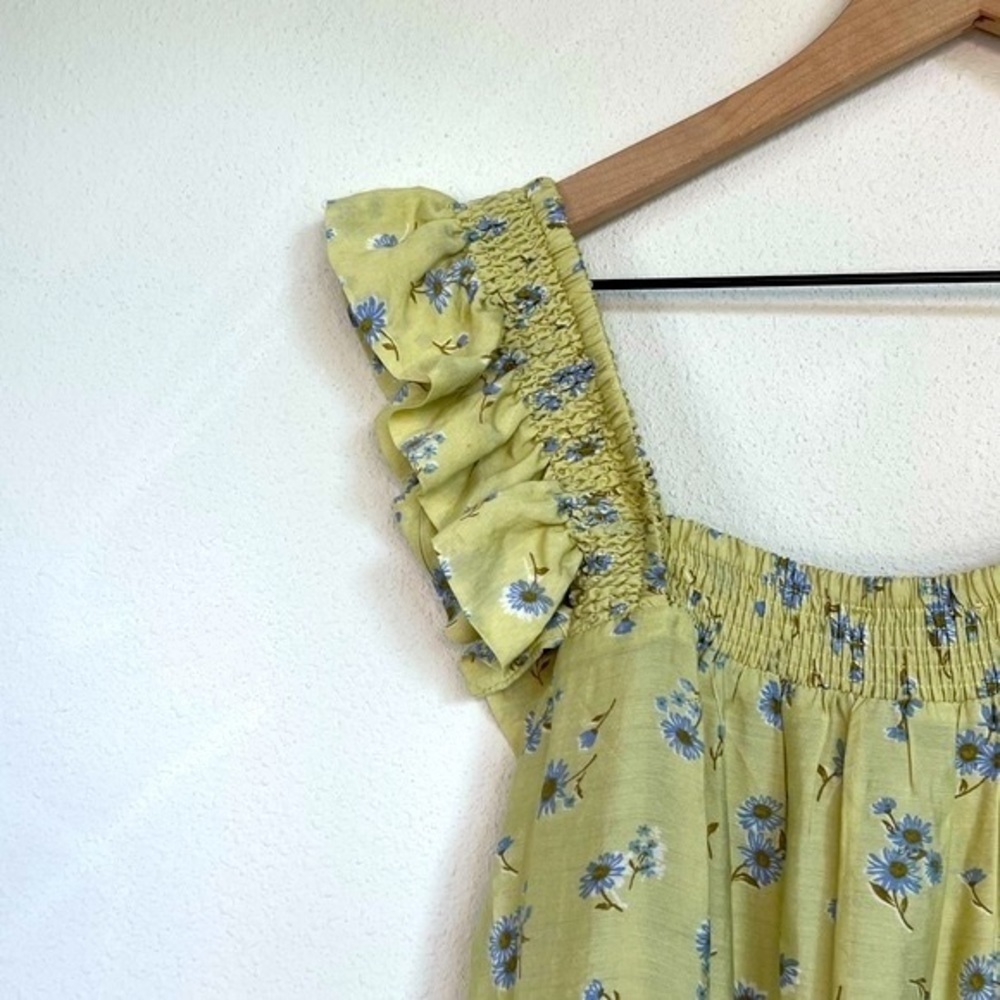 Anthropologie Moon River Maxi Nap Dress Square Neck Flutter
Sleeve, size XS NWT - Picture 5 of 5